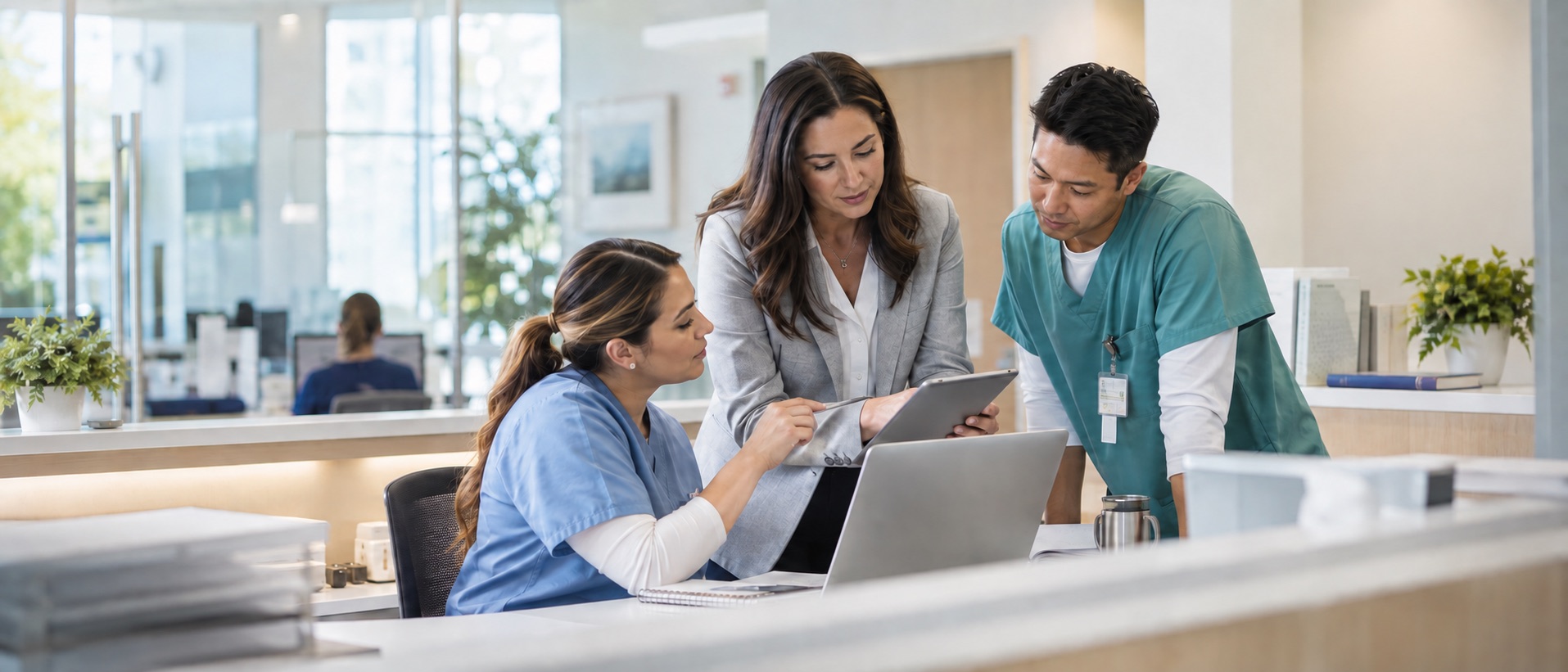 Professionals working in Healthcare operations